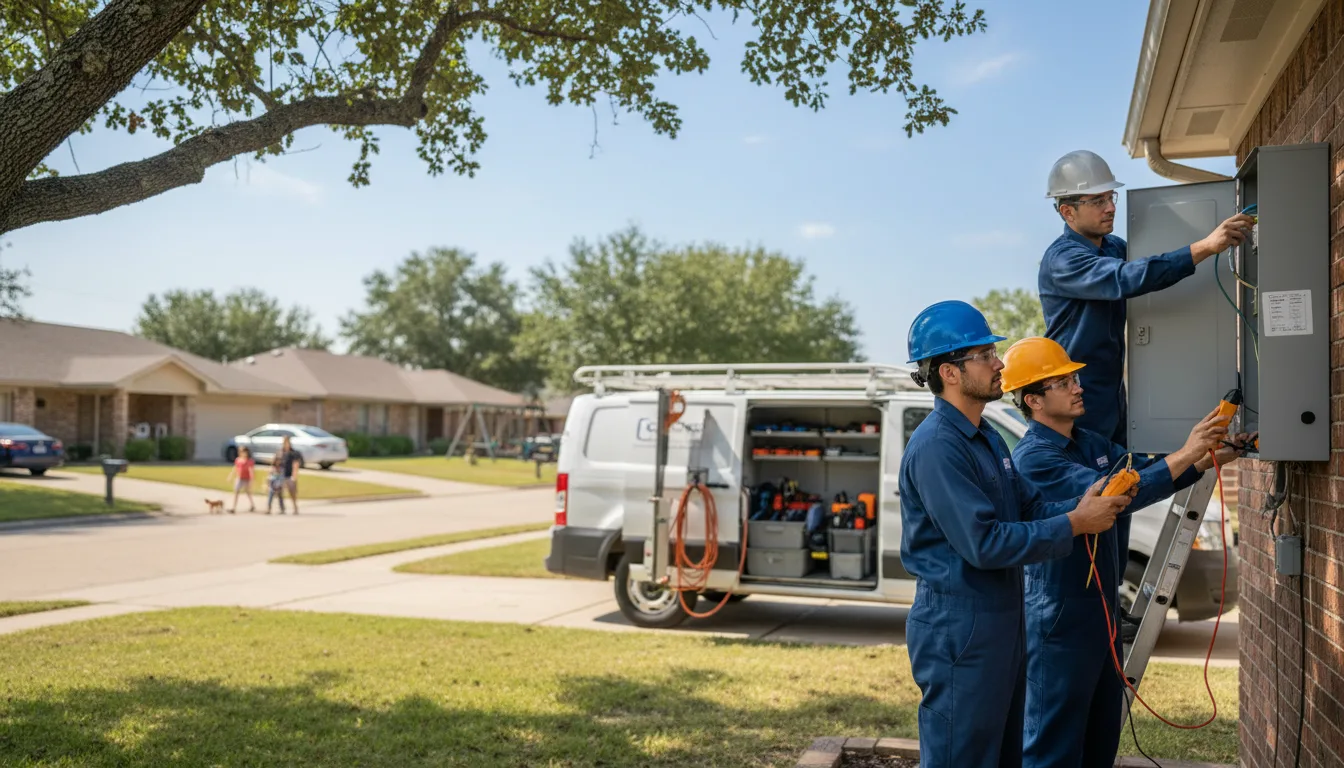 Certified electrician providing emergency electrical services in Summerfield, FL